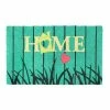 RugSmith Machine Tufted Bird House Home Coir Doormat