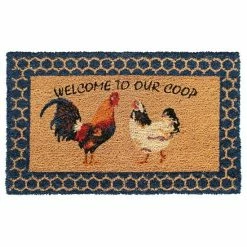 RugSmith Welcome To Our Coop Doormat