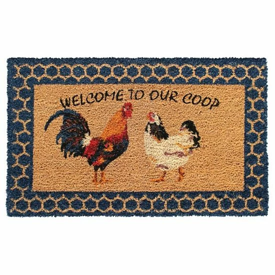 RugSmith Welcome To Our Coop Doormat 3 RugSmith Welcome To Our Coop Doormat