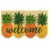 RugSmith Pineapple Welcome Doormat -RugSmith Shop unnamed file 485