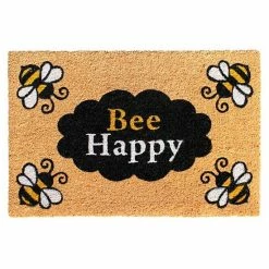 RugSmith Bee Happy Doormat