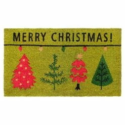 RugSmith Xmas Tree Merry Xmas 18'' X 30'' Doormat