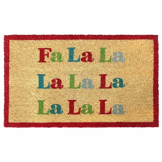 RugSmith Fa La La Doormat - 18'' X 30'' 3 RugSmith Fa La La Doormat - 18'' X 30''