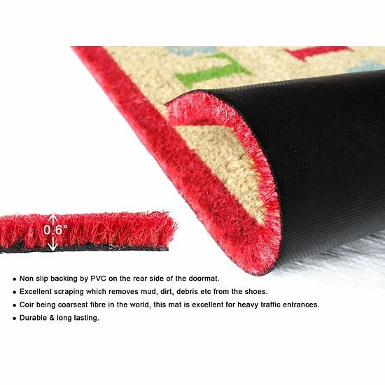 RugSmith Fa La La Doormat - 18'' X 30'' 4 RugSmith Fa La La Doormat - 18'' X 30'' - Image 2