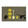 RugSmith Machine Tufted Gardening Coir Doormat