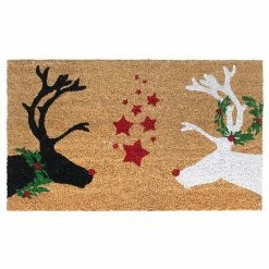 RugSmith Reindeer Doormat - 18'' X 30''