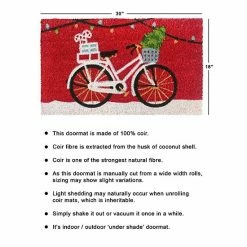 RugSmith Christmas Cycle Doormat - 18'' X 30'' -RugSmith Shop unnamed file 557