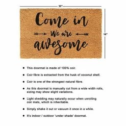 RugSmith Come In We Are Awesome Doormat -RugSmith Shop unnamed file 560