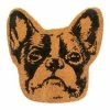 RugSmith Natural Machine Tufted Terrier Head Coir Doormat