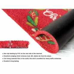 RugSmith Merry Xmas Wreath 18'' X 30'' Doormat -RugSmith Shop unnamed file 627