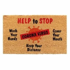 RugSmith Help To Stop Coronavirus Doormat
