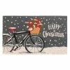 RugSmith Bicycle Happy Xmas 18'' X 30'' Doormat -RugSmith Shop unnamed file 65