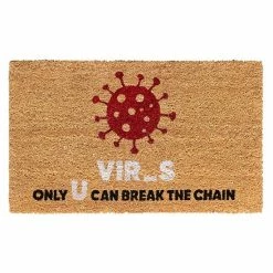 RugSmith Only U Can Break Chain Doormat