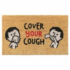 RugSmith Cover Your Cough Doormat