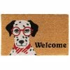RugSmith Dalmatian Welcome Doormat