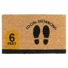 RugSmith Social Distancing Doormat