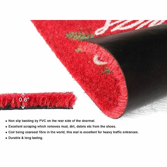 RugSmith Berry Merry Christmas Doormat - 18'' X 30'' 5 RugSmith Berry Merry Christmas Doormat - 18'' X 30'' - Image 3