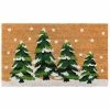 RugSmith Christmas Topiaries Doormat - 18'' X 30''