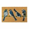 RugSmith Machine Tufted Four Birds Coir Doormat -RugSmith Shop unnamed file 802