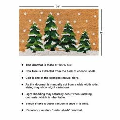 RugSmith Christmas Topiaries Doormat - 18'' X 30'' -RugSmith Shop unnamed file 83