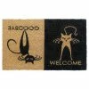 RugSmith Welcome Good Bye Cats Doormat - 18'' X 30''