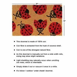 RugSmith Lady Bug Doormat -RugSmith Shop unnamed file 837