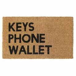 RugSmith Keys Phone Wallet Doormat - 18'' X 30''