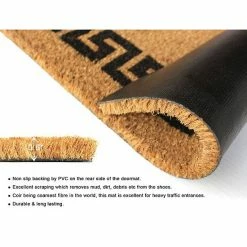 RugSmith Greek Key Bordered Doormat - 18'' X 30'' -RugSmith Shop unnamed file 856