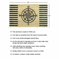 RugSmith Welcome Compass Doormat - 18'' X 30'' -RugSmith Shop unnamed file 861