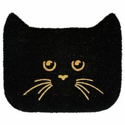 RugSmith Glitter Shaped Cat Doormat