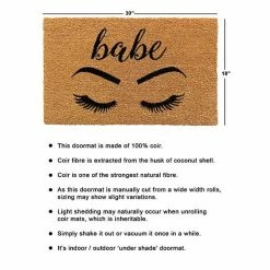 RugSmith Babe Doormat -RugSmith Shop unnamed file 931
