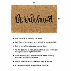 RugSmith Be Our Guest Doormat - 18'' X 30'' -RugSmith Shop unnamed file 991