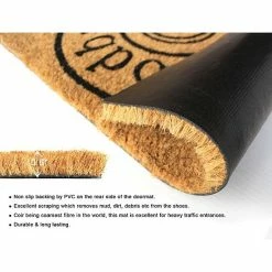 RugSmith Welcome Good Bye Round Print Doormat - 18'' X 30'' -RugSmith Shop unnamed file 994